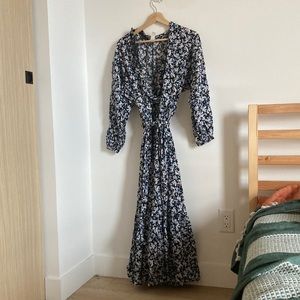 H&M Maxi dress blue floral